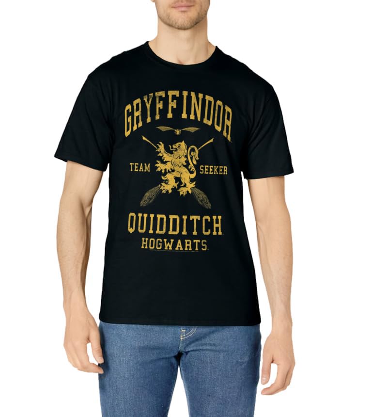 Harry Potter Gryffindor Team Seeker Hogwarts Quidditch T-Shirt