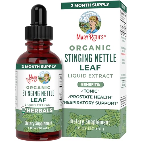 MaryRuth Organics Stinging Nettle Leaf Extract | Detox Supplement Herbal Drops | USDA Organic | Vegan | Non-GMO | Gluten Free | 1 Fluid Oz
