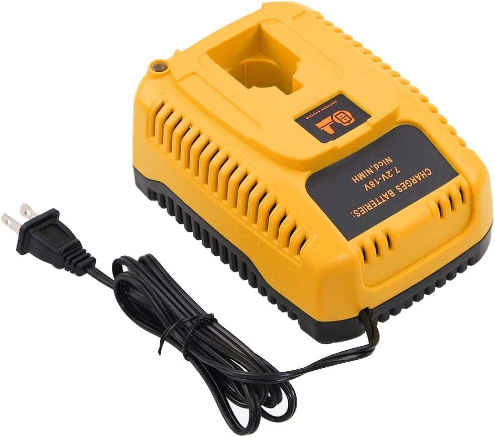 Fast Charger DC9310 7.2v-18v Compatible with Dewalt 7.2V/12V/14.4V/18V Ni-Mh & Ni-Cd Battery DC9310 DW9057 DW9061 DC9071 DC9091 DC9096 DC9098 DC9099 DE9057 DW9096 DW9098 DW9099 Battery Charger