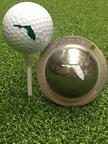 Tin Cup Golf Ball Custom Marker Alignment Tool (Florida)