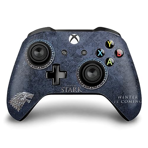 Head Case Designs Officially Licensed HBO Game of Thrones House Stark Sigils and Graphics Vinyl Sticker Gaming Skin Decal Cover Compatible with Xbox One S/X Controller