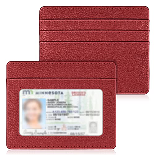 Fintie Slim Minimalist Front Pocket Wallet, RFID Blocking Credit Card Holder Card Cases with ID Window for Men Women