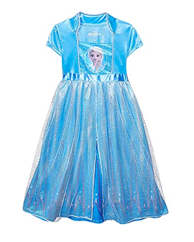 Disney Girls' Frozen Fantasy Gown Nightgown, FANTASY ELSA, 3T