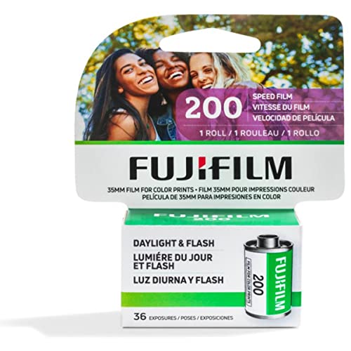 Fujifilm Fujicolor 200 Color Negative Film (35mm Roll Film, 36 Exposures)(Pack of 1)