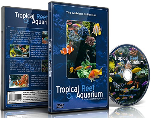 Aquarium DVD - Tropical Reef Aquarium - Filmed In HD - with Natural Sound and Relaxing Music