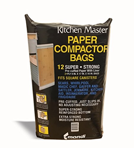 Kitchen Master Super Strong Compactor Bags Pre Cuffed (12 Pack)
