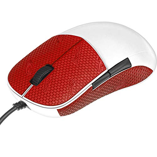 Lizard Skins DSP Computer Mouse Grip for PC Gaming – Compatible Gaming Mouse Grip for PC 0.5mm Thickness – Cut to Fit - Easy to Install – 10 Colors (Crimson Red)