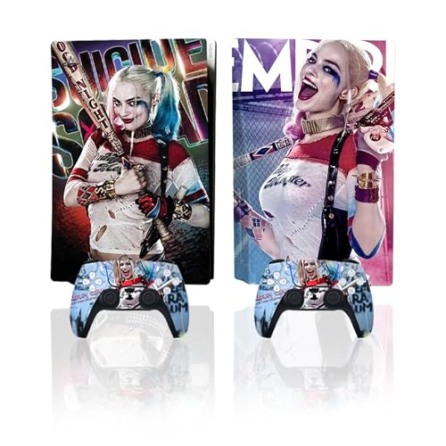 Heiko PS-5 Skins Console Disc Version Compatible with Playstation 5, Anime Vinyl Decals Skin Stickers Controller, Bubble-Free Waterproof Sticker, Third-Party PS5 Accessories(XCN)