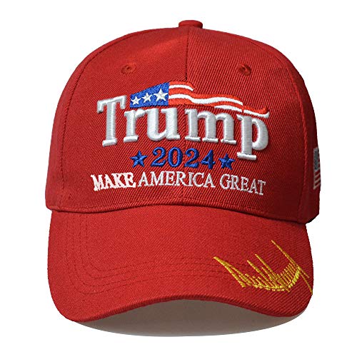 Bestmaple Camouflage Make America Great Again Embroidered Hat MAGA USA Baseball Cap (Make Red)