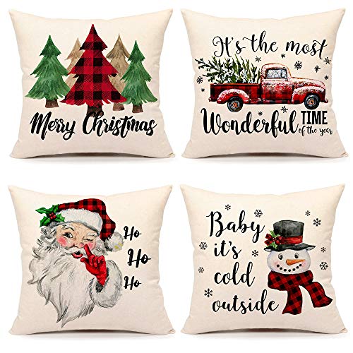 christmas pillow covers 20x20