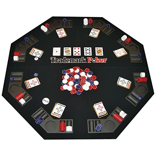 Trademark Poker Texas Traveller Table Top & Chip Travel Set