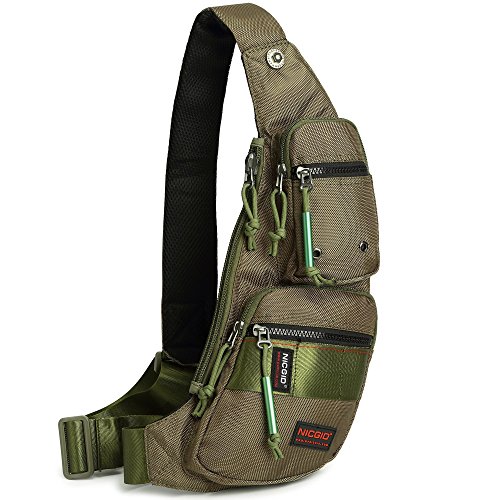 Nicgid Sling Bag Chest Shoulder Backpack Crossbody Bags for Men Women