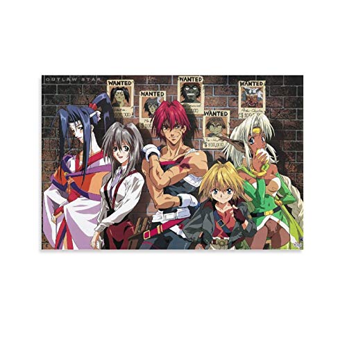 Anime Outlaw Star Poster Decorative Painting Canvas Wall Art Living Room Posters Bedroom Painting 12x18inch(30x45cm)