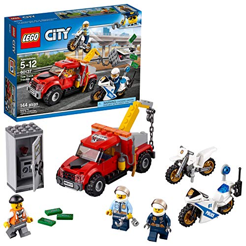 LEGO City Police Tow Truck Trouble 60137 Building Toy (144 Pieces)