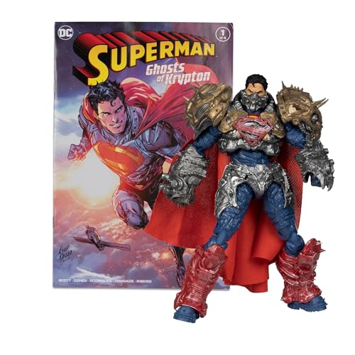 McFarlane Toys DC Direct - Superman: Ghosts of Krypton - Page Punchers - 7' Superman Figure with Comic