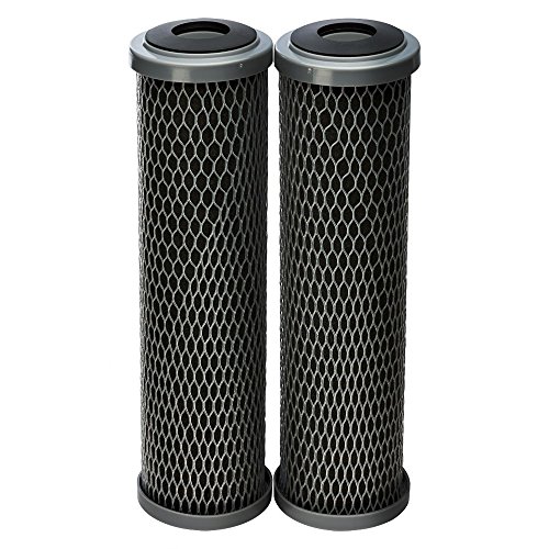 Culligan SCWH-5 Standard-Duty Whole House Water Filter Replacement Cartridges, 2-Pack, Black