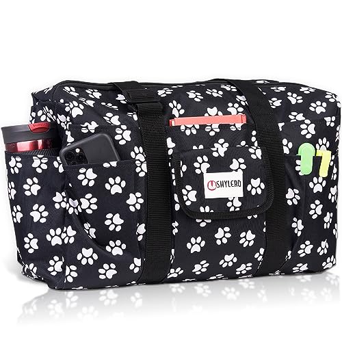 SHYLERO Nurse Bag Has 21 Pockets. Medical Bag is Big and Waterproof. Used as Utility Tote, Diaper Bag, Daily Work Bag