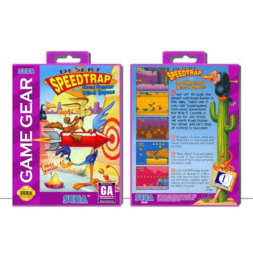 Desert Speedtrap starring Road Runner & Wile E. Coyote | (SGGP) Sega Game Gear - Game Case Only - No Game