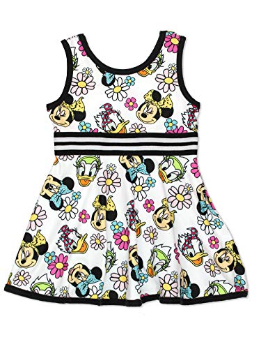 Disney Minnie Mouse and Daisy Duck Girls Sleeveless Dress for Infant and Toddler – 2T