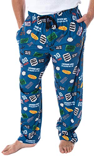 INTIMO Seinfeld TV Series Mens Show Themed Designs Allover Pattern Adult Sleep Pajama Pants (4XL)