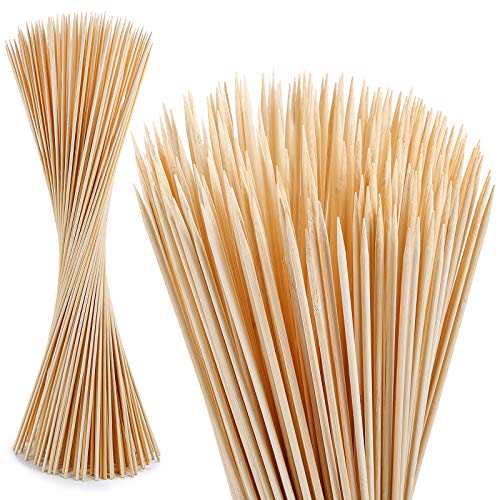 120 PCS Bamboo Marshmallow Roasting Sticks, SMores Skewers for Fire Pit, Extra Long 30 Inch Heavy Duty 5mm Thick Wooden SMores Sticks for Open Fire Pits Roaster Barbecue Hot Dog Camping Kebab Sausage