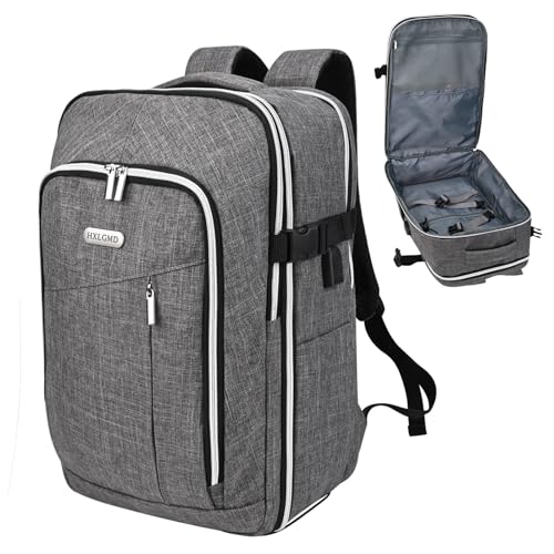 Personal Item Travel Backpack for Women Men, Flight Approved Carry On Backpack Underseat Luggage Backpack with Many Pockets for 17” Laptop, Casual Weekender Daypack for College Business Outdoors