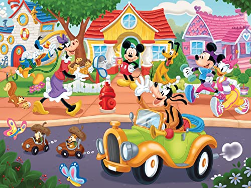 Ceaco - Together Time - Disney Mickey and Friends - Mickey's Sunday Morning - 400 Piece Jigsaw Puzzle