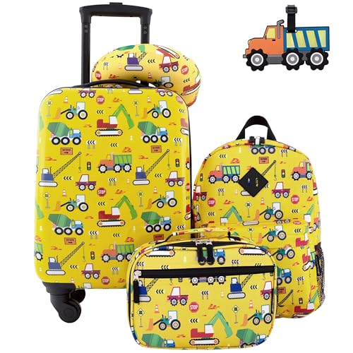 Travelers Club 5 Piece Kids' Luggage Set, Cars
