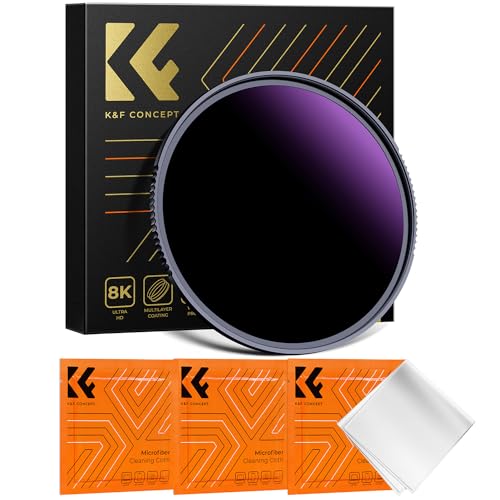 K&F Concept 67mm ND1000000 Ultra Dark ND Camera Lens Filter 20-Stops Fixed Neutral Density Filter with 28 Multi-Layer Coatings Waterproof & Scratch Resistant (Nano-X Series)
