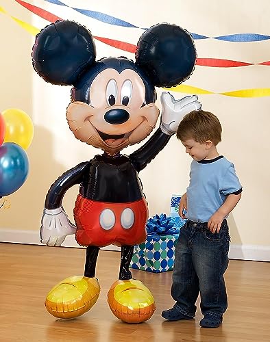 USLEH Mouse Airwalker 46' Inch Jumbo Foil Mylar Birthday Balloon…