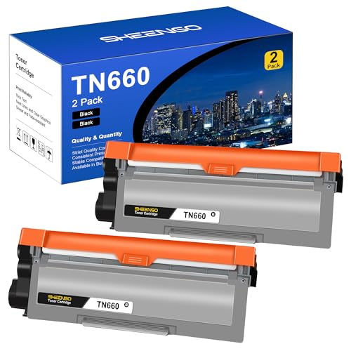 TN660 TN630 Higher Yield Compatible Toner Cartridge Replacement for Brother TN660 TN-660 for HL-L2340DW HL-L2300D HL-L2380DW MFC-L2700DW L2740DW DCP-L2540DW Printer, up to 2,600 Pages