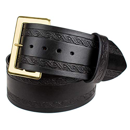 Genuine Leather Santa Costume Belt (Large)