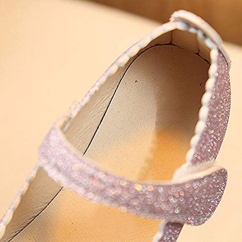 Toddler/Little Girls Mary Jane Ballerina Flats Shoes Toddler Flower Girls Dress Shoes Princess Dress up Costume Mary Jane Ballet Shoes