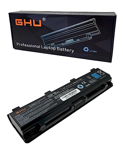 GHU New Replacement Laptop Battery 58 WH PA5109U-1BRS Compatible with Toshiba Satellite PABAS271 PABAS272 PABAS273 C855 C855D L855 L875 P855 P875 S855 S875 PA5110U-1BRS PA5108U-1BRS C55-A