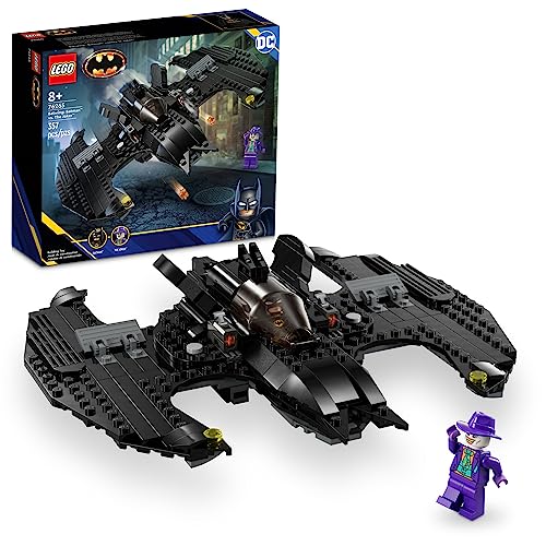 LEGO DC Batwing: Batman vs. The Joker 76265 DC Super Hero Playset, Features 2 Minifigures and a Batwing Toy Based on DC’s Iconic 1989 Batman Movie, DC Birthday Gift for 8 Year Olds