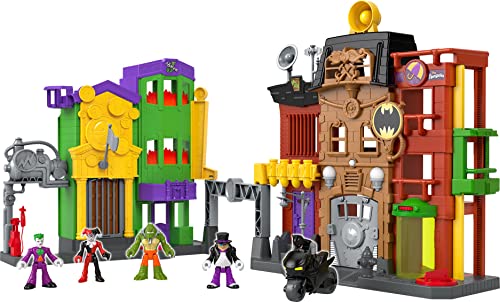 Fisher-Price Imaginext DC Super Friends Batman Toy, Crime Alley Playset with Figures & Accessories for Preschool Kids Ages 3+ Years