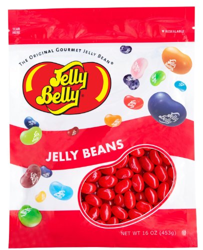 Jelly Belly Red Apple Jelly Beans - 1 Pound (16 Ounces) Resealable Bag - Genuine, Official, Straight from the Source