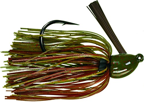 Strike King Lure Company HAHCJ12-46Strike King Hack Attack Heavy Cover Jig Bait (Green Pumpkin Craw, 0.5-Ounce)
