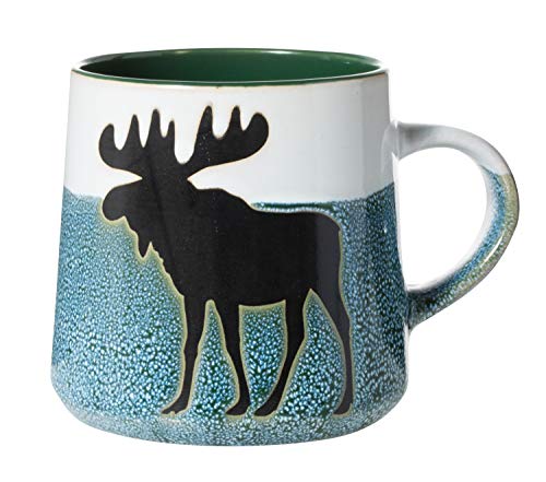 Cape Shore 16oz Stoneware Glazed Artisan Mug (Moose)