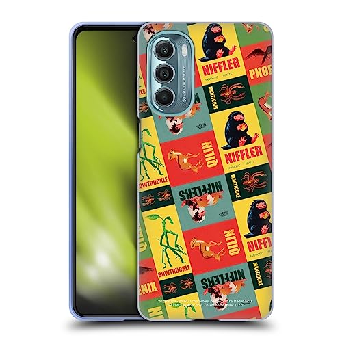 Head Case Designs Officially Licensed Fantastic Beasts: The Secrets of Dumbledore Beast Pattern Graphics Soft Gel Case Compatible with Motorola Moto G Stylus 5G (2022)