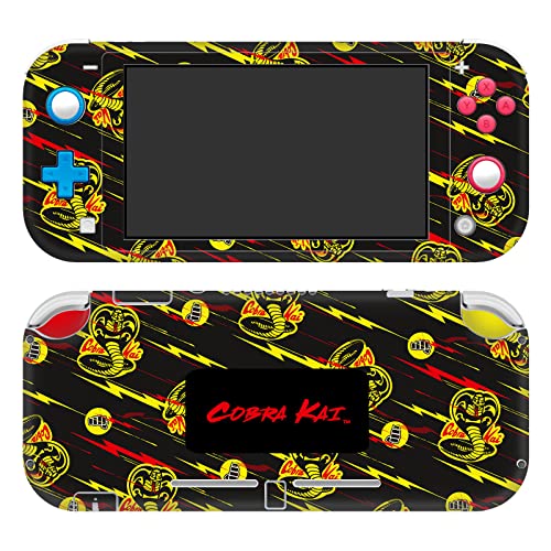 Head Case Designs Officially Licensed Cobra Kai Mixed Logos Iconic Vinyl Sticker Gaming Skin Decal Cover Compatible with Nintendo Switch Lite