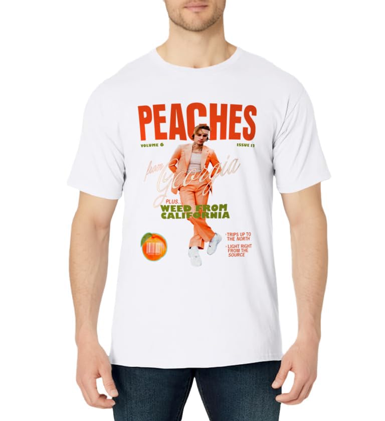 Official Justin Bieber Peaches White T-Shirt