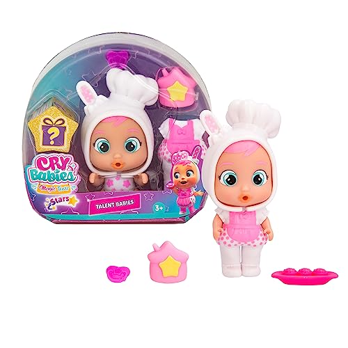 Cry Babies Magic Tears Talent Babies, Coney - 6+ Surprises, Accessories, Great Gift for Kids Ages 3