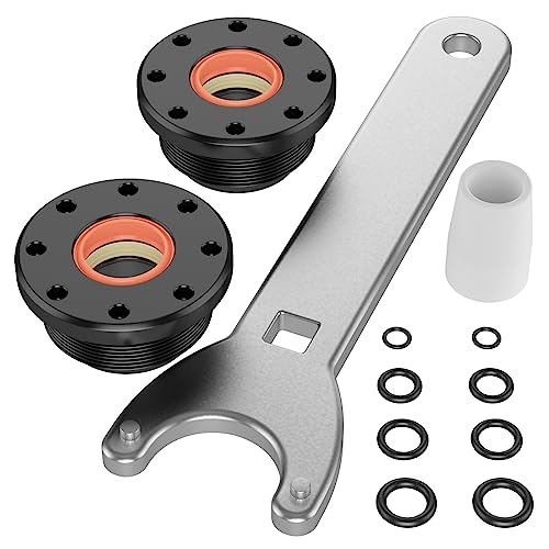 HC5345 Seal Kit - Front Mount Hydraulic Steering Cylinder Seal Kit with Pin Wrench HS5157 Fit for HC5340, HC5341, HC5342, HC5343, HC5344, HC5345, HC5346, HC5347, HC5348, HC5358, HC5365 and more
