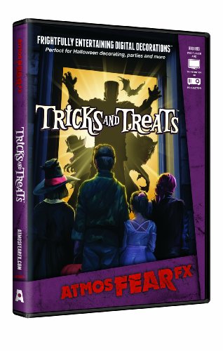 AtmosFX Tricks and Treats Digital Decorations DVD for Halloween Holiday Projection Decorating