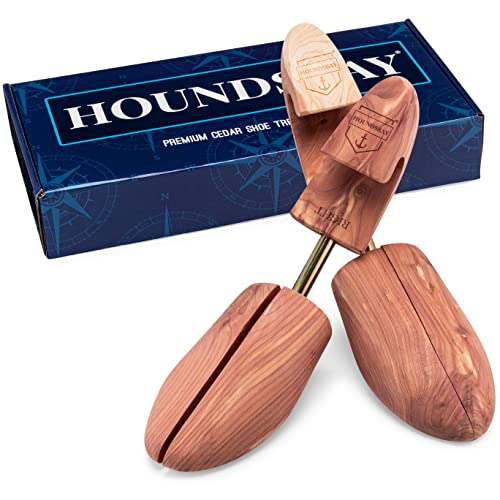 HOUNDSBAY Cedar Shoe Tree, Shoe Trees for Men, Shoe Trees for Women, Shoe Trees for Sneakers, Shoe Widener, Shoe Shaper