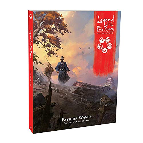 Fantasy Flight Games Legend of The Five Rings Roleplaying Game Path of Waves SOURCEBOOK - Adventure Game, Strategy Game for Adults, Ages 14+ 3-5 Players, 2 Hour Playtime, Made by Edge Studio