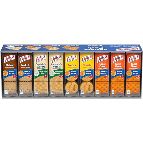 Lance Sandwich Crackers Variety Pack, 36 Ct (Pack of 36)