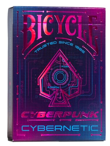 Bicycle Cyberpunk Cybernetic Premium Playing Cards, 1 Deck