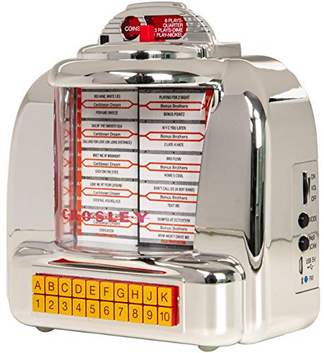 Crosley CR1120A-SI The Diner Jukebox Radio - Silver